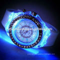 Trendy fashion silicone band led silicone watch